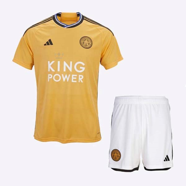 Camiseta Leicester City Tercera equipo Niño 2023-24